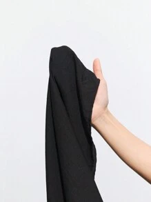 Maija Vestido simple de tirantes para uso diario de mujer - Negro - Ver 8