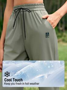 In My Nature Women's Woven Solid Color Outdoor Shorts With Pockets & Jogging Pants