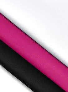 SHEIN LUNE 純色圓領無袖連體褲夏季三件套組