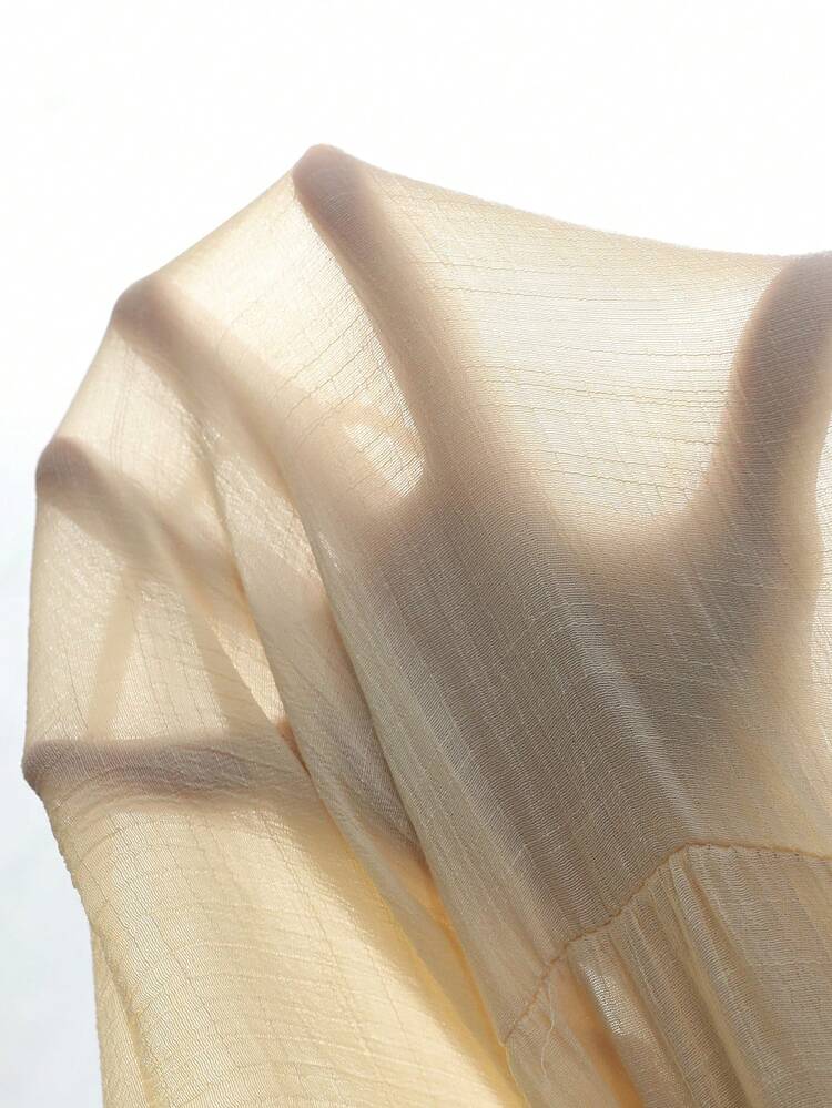 Women's Solid Color Sleeveless Beach Dress, Perfect For Vacation