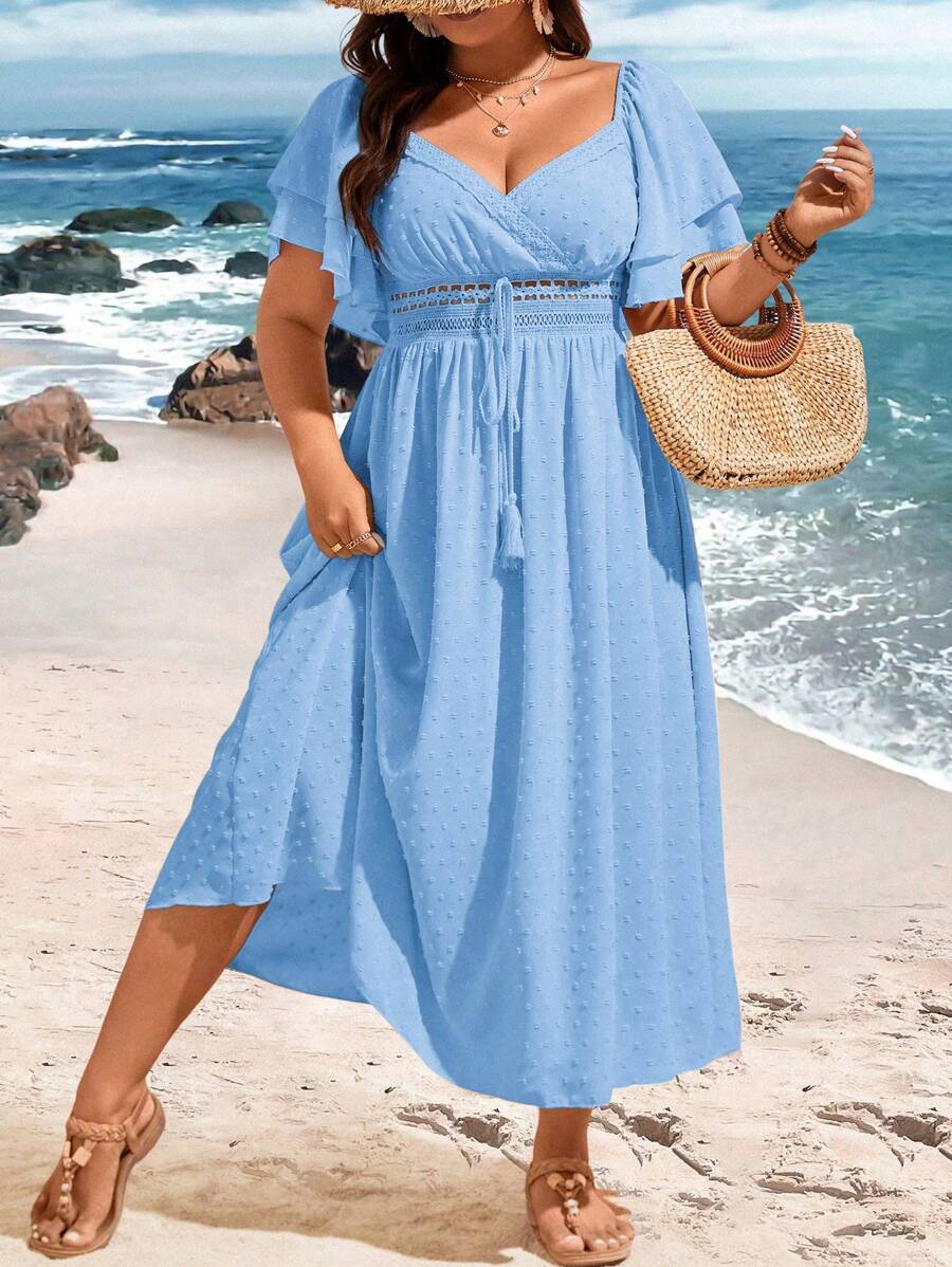 Womens Casual Shorts With Pockets Drawstring Elastic Waist Cotton Plus Size Beach Vacation Trendy 2025 Summer Clothes (Khaki, 3XL