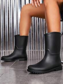 Women's Rain Boots - Black - View 6