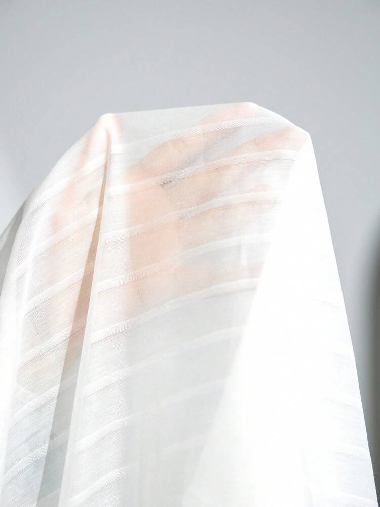 Women's Fashionable Commuting Waist-Tie See-Through Long-Sleeved Shirt (White), Suitable For Back-To-School Season And Office Wear. Fashionable Commuting, Old Money Style.