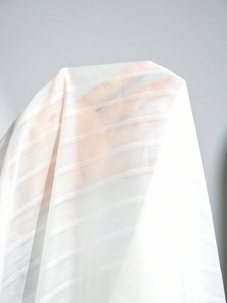 Women's Fashionable White Summer Chic Brunch See-Through Long-Sleeved Shirt,Waist-Tie Commuting Office Wear,Back-To-School Season Old Money Style
