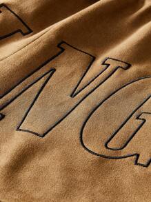 Manfinity EMRG Men Fashionable Printed Loose Fit Casual Shorts - Brown - View 8