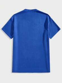 Manfinity Homme 2pcs New Men's Knit Casual Print Short Sleeve POLO Shirt For Daily Wear, Suitable For Summer - Multicolor - View 3
