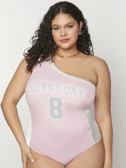 Forever 21 Bodycon Plus Size Women's Sport Bodysuit
