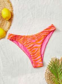 Bellisia Summer Beach Zebra Striped Underwire Bikini Set