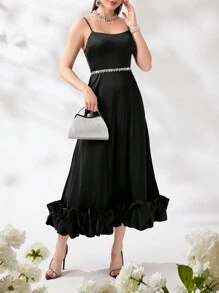 Modelyn Women's Plain And Simple Daily Tank Dress Long Evening Dresses