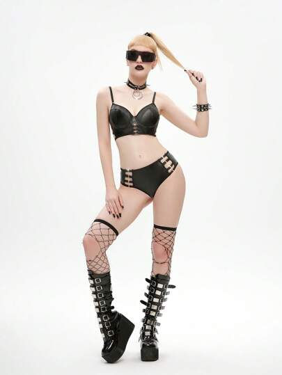 AltCore Cut Out Underwire BH Slipje Lingerie Set view 3