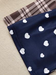 Conjunto de dos piezas para niña preadolescente, simple y elegante, con pantalones cortos estampados y camiseta de manga corta, ropa para estar en casa