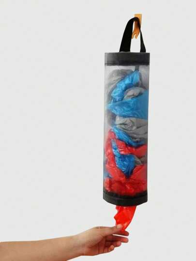 Soporte Para Bolsas Y Cestas, Organizador Montado En La Pared De La Cocina