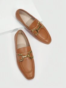 CUCCOO BIZCHIC Flat Sole Shoes - Brown - View 1