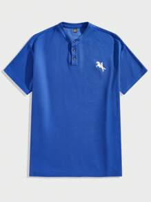 Manfinity Homme 2pcs New Men's Knit Casual Print Short Sleeve POLO Shirt For Daily Wear, Suitable For Summer - Multicolor - View 4
