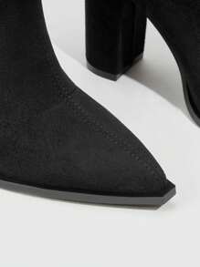 CUCCOO BIZCHIC 女士鞋履 简约尖头时尚优雅户外黑色袜靴度假鞋夏季促销优雅基础款商务休闲商务时尚 - 黑色 - 查看 3