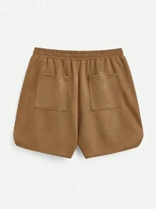 Manfinity EMRG Men Fashionable Printed Loose Fit Casual Shorts - Brown - View 2