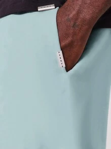 SUMWON Athletic Sweatpants Relaxed Fit Loungewear With Side Pockets Winter Casual Jogger Style Workout Pants Home Leisure Clothing - Baby Blue - View 5