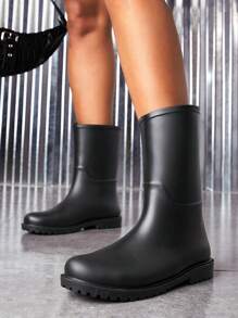 Women's Rain Boots - Black - View 7