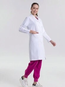 New Arrival Summer Short Sleeve Unisex White Lab Coat With Four-Way Stretch Anti-Static Fabric Doctor's Workwear