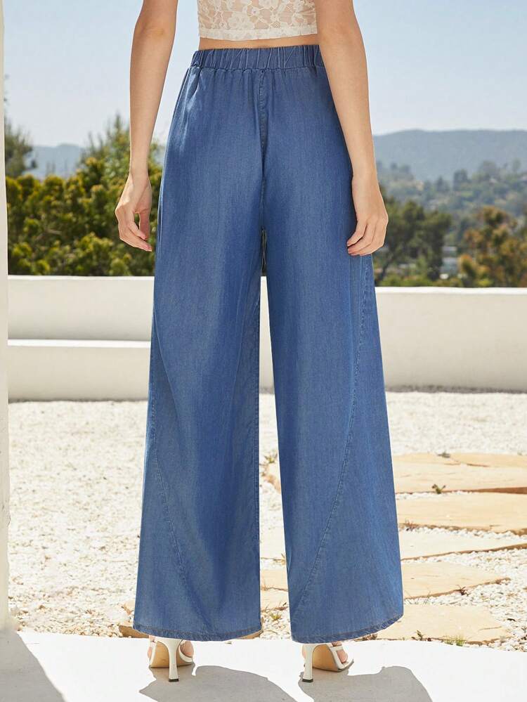 Casual, Comfortable And Lightweight Oversized Wide-Leg Jeans For Vacation And Summer