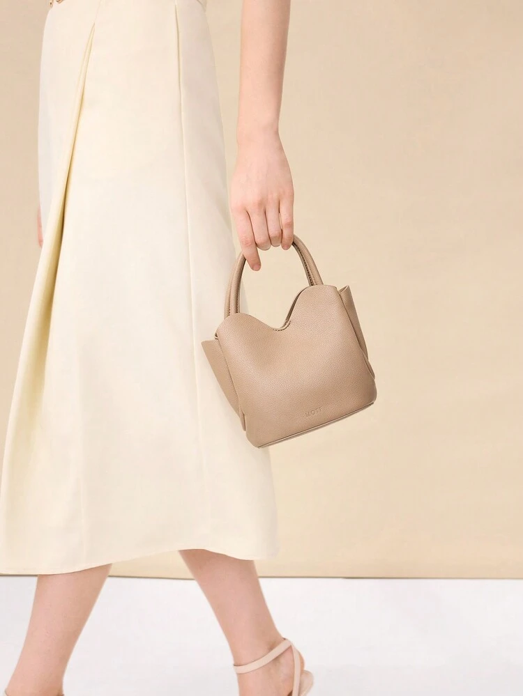 WOMEN SIMPLE & FASHIONABLE SOLID COLOR HANDBAG