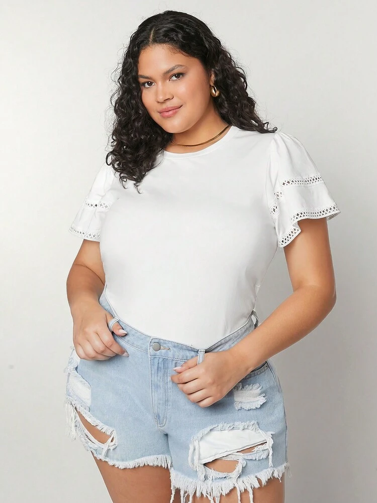 Summer Plus Size Women's T-Shirt For Western Beach Vacation