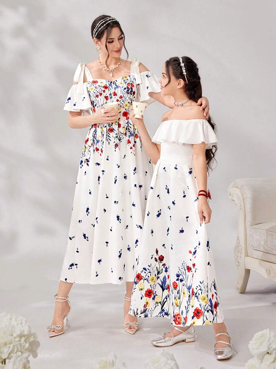 Women's Casual Printed Simple Daily Dress (Random Pattern)