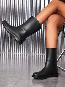 Women's Rain Boots - Black - View 2