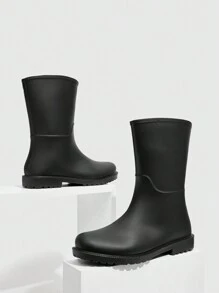 Women's Rain Boots - Black - View 5