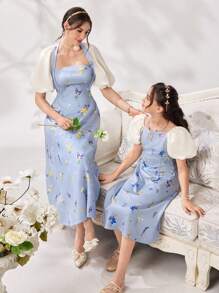 Modelyn 女士随机印花简约风格阿拉伯日常连衣裙长款晚礼服 - 彩色 - 查看 6