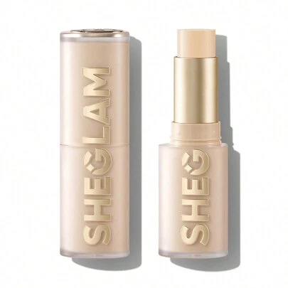 SHEGLAM Skin Magnet High Coverage Foundation Stick-Linen Long-Lasting Poreless Flawless Easy To Use Full Coverage Foundation Stick For All Skin Type Non-Fading Sweat-Proof Weightless Cruelty-Fre Smooth Natural Skin-Like Finish Breathable Foundation Stick Gentle Formula Foundation Makeup Brand Beauty Makeup Face Paint Cosmetic For Women Girls Perfect For Spring Summer Ideal For Y2K Fancy Fashion Suitable For Birthday Mother'S Day Gift Rave Party Ready Best Color