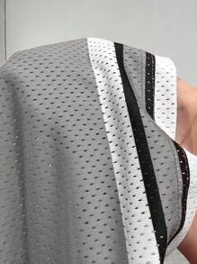 Coolane Quần short Bermuda ống rộng in họa tiết thời trang dành cho nữ - Màu Xám nhạt - Xem 6