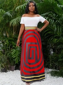 SHEIN Lady שמלת Bodycon לבנה במידות גדולות, תלבושת סיום ללא שרוולים לנשים, קרופ טופ מסיבת קיץ סקסית, שמלה עם שרוולים ארוכים לנשים, ארה"ב בגדים לנשים גבוהות, קבלת כלה/שמלות קיץ, תלבושות קואורד/פסטיבל לקיץ/רייב - ריבוי צבעים - ראה 4