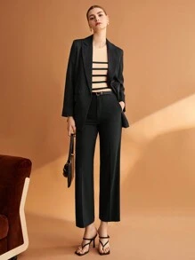 BizChic 女士夏季条纹印花紧身衣配无袖上衣