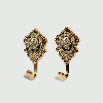 ROMWE Goth 2入組復古金屬掛鉤