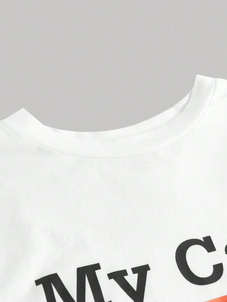 Quirky Fun Lip Print Two-Piece Outfit