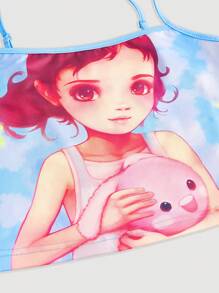 SHEINNeu Niềm vui Dopamine Áo ba lỗ - Nhiều màu - Xem 5