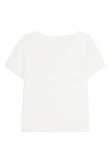 Women's Casual Daily Lace Patchwork Knit Top