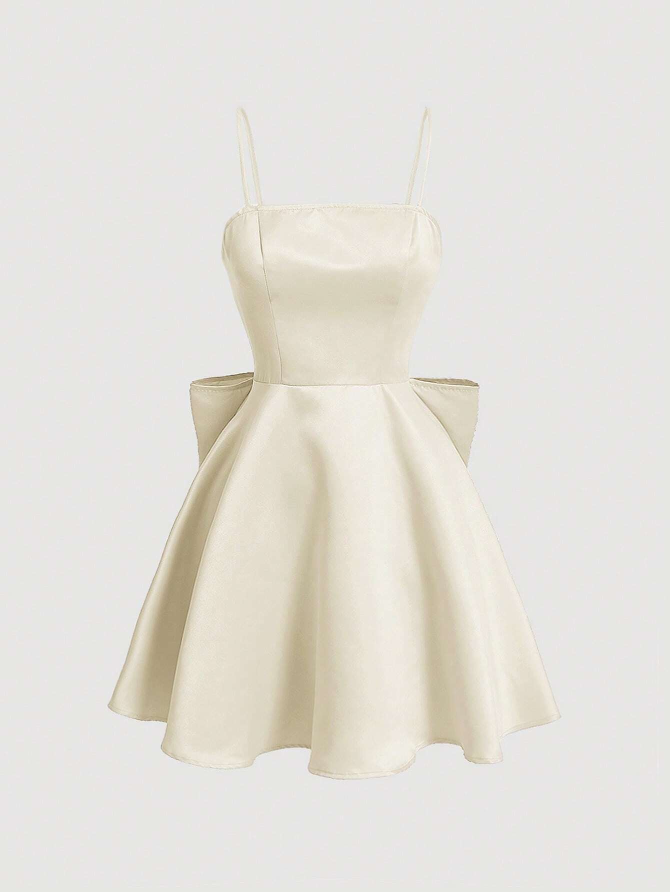 Shein Mod Women’S Simple Solid Color Daily Elegant Cami Dress