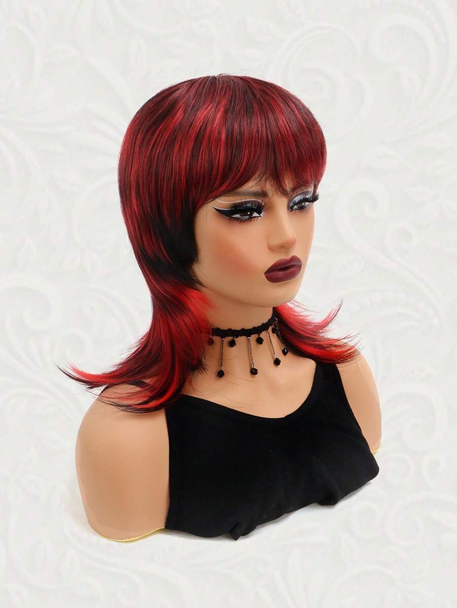 StrongBeauty Parrucca Sintetica Completa Con Cappuccio Classico