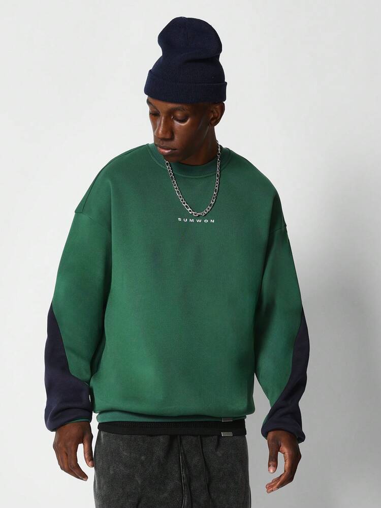 Bluza z okrągłym dekoltem w stylu Brooklyn na Dzień Świętego Patryka, oversize, w stylu ulicznym, sportowym, uniwersyteckim, z nadrukiem liter, w irlandzkim stylu, na święta, swobodny sweter