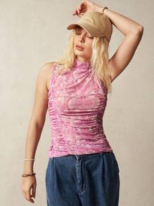 Bohemela 女性圖案度假風格背心 - 彩色 - 查看 4