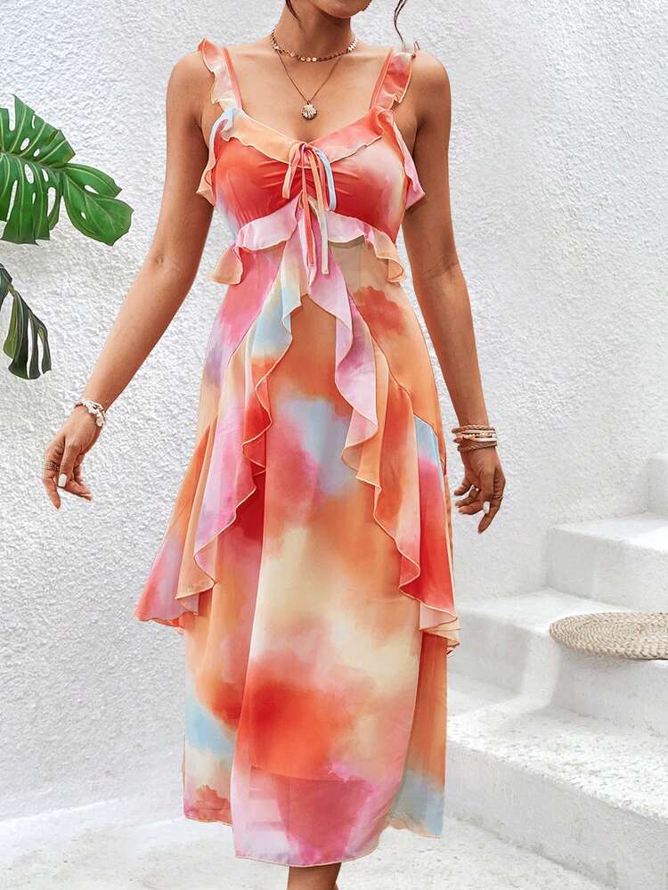Holiday Woven Jumpsuit Dress For Women