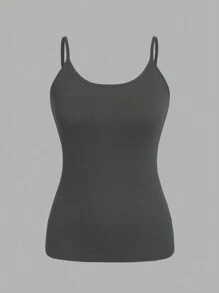 SHEIN EZwear 2pcs Women's Tight-Fitting Casual Camisole Tank Top Suitable For Summer - Multicolor - View 6