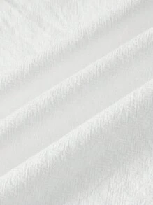 SHEIN Frenchy 女士 2 条装黑白抽绳裤休闲纯色高腰下装直筒裤纸袋腰腰部松紧抽绳带口袋婚礼毕业茶会服装返校节阔腿裤工装植物夏季裤子 - 彩色 - 查看 9