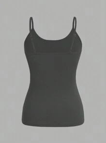 SHEIN EZwear 2pcs Women's Tight-Fitting Casual Camisole Tank Top Suitable For Summer - Multicolor - View 3