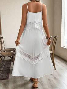 Breezaya 女士純色夏季假日背心裙 - 綠色 - 查看 2