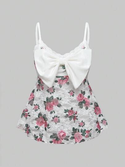 J-Fashion Blusa tipo camisola estampada con flores tropicales para mujer, ideal para vacaciones