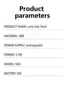 自動捲髮器，無線自動捲髮器，帶有6種溫度和定時器的陶瓷旋轉捲髮器，便攜式可充電捲髮棒，自動關機，快速加熱捲髮器，適用於造型 - 灰色 - 查看 11
