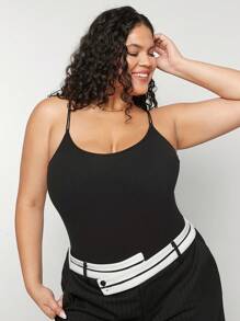 Forever 21 Women's Casual Basic Tank Top Bodysuit Set - Apricot - View 5